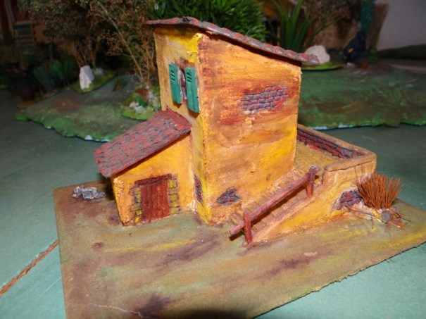 Toujours guerre d'Espagne. Réalisation en carton plume comme pour la précédente.