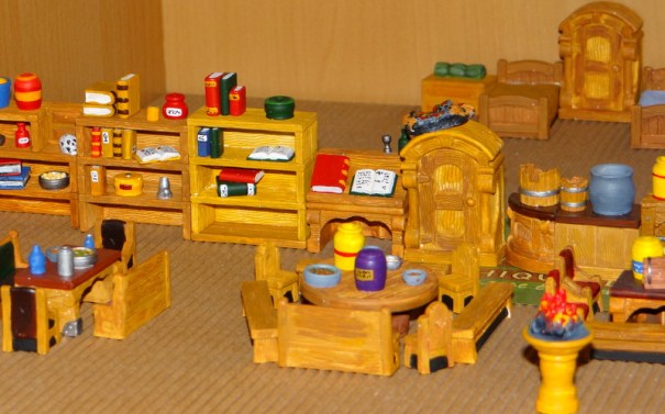 En vue de compléter l"auberge par une chambre et un "salon/bibliothèque"