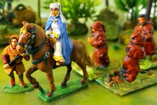 Promenade. Tiens, un moine fiat demi-tour !