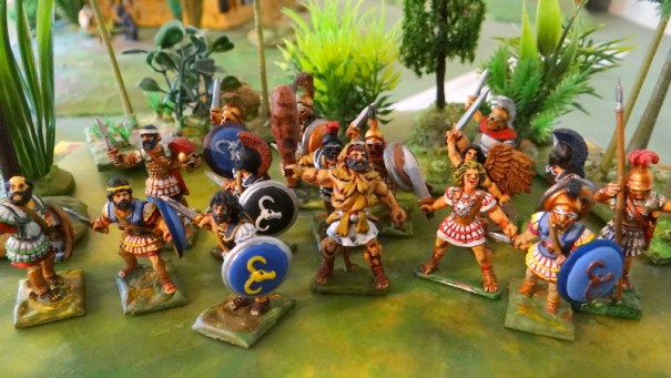 Jason et la toison d'or, quelques éléments de la gamme Wargames Foundry.