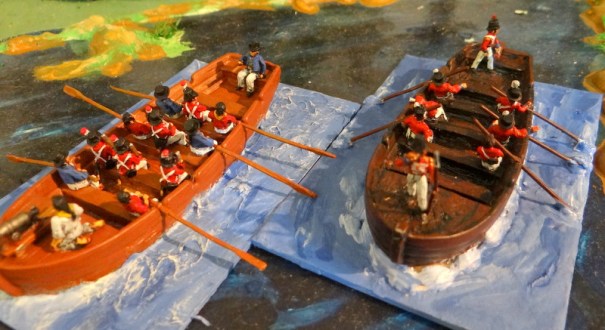 Un débarquement Anglais, Partie scratch, partie AB.