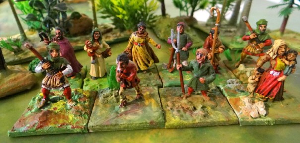 Les paysans. Figs Foundry et méga minis