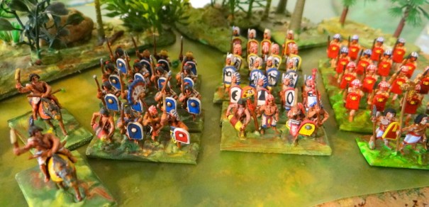 Le commun. Des éclaireurs à cheval à gauche.