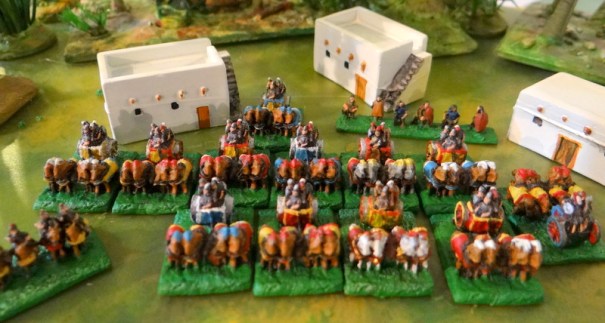 La charrerie, quelques dromadaires à gauche.