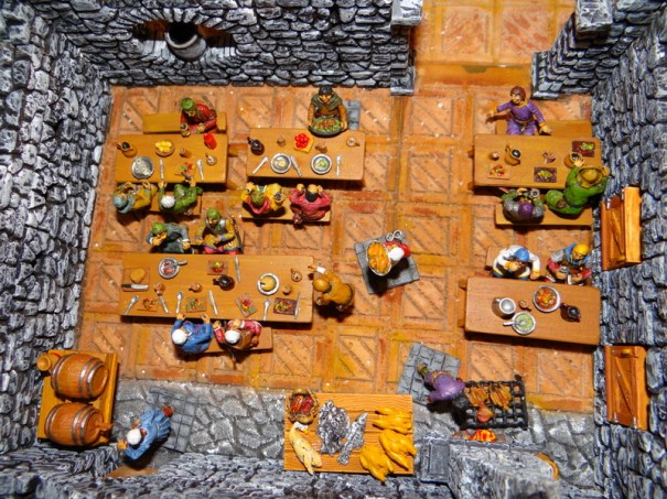 La salle de restauration. On y dansait parait-il ?