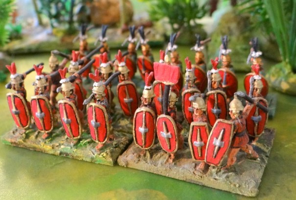 Lybiens équipés d'armes romaines aprés "Cannes".