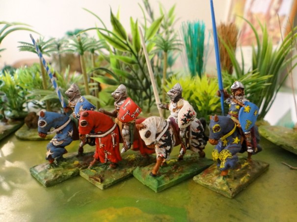 Sir de Laval de Bois Dauphin, Sir de Mareuil, Sir Du Guesclin (un égaré), Sir de Barnabé (Périgueux)