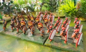 Un échantillon des peuples vassaux ( Milyae, Mysiens, Paphlagoniens, Pisidiens avec des cornes, Colchiens)