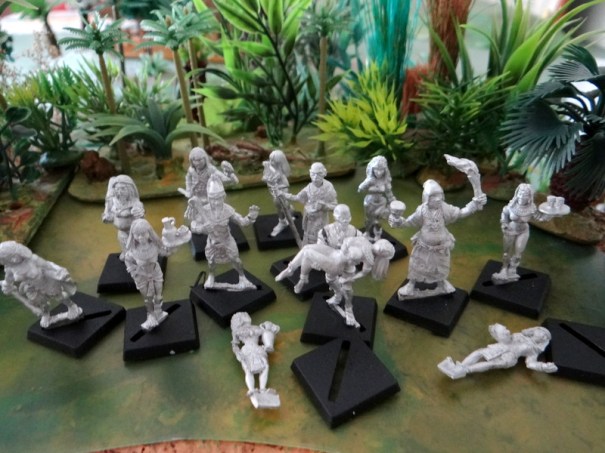 Quelques échantillons commandés pour me faire une idée.