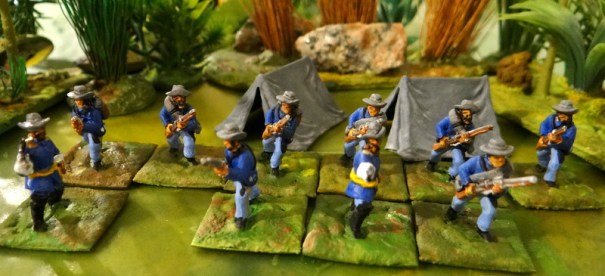 Une escouade d'US infanterie pour Pony war.