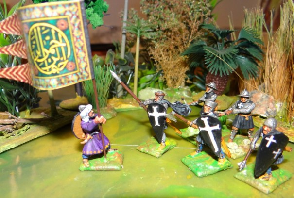 Un renfort pour mes hospitaliers "Saga". le porte drapeau maure (gripping beast) n'a qu'à bien se tenir !