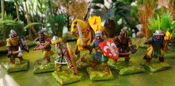 Les mêmes de face. Le cavalier metal de chez Curteys est le sieur de Bourdeille de Brantôme 