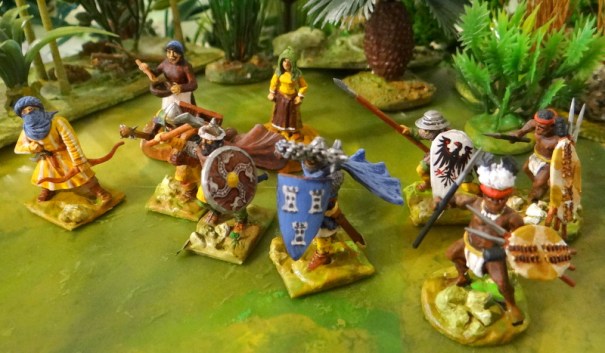 Ranulphe au centre : d'azur à trois tours d'argent (probablement représentant trois châteaux appartenant à la famille)