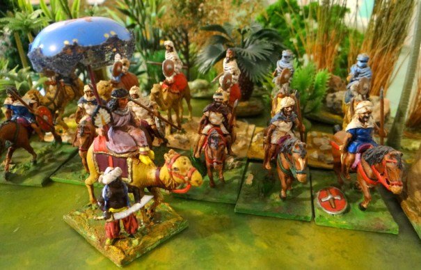 Zénobie devant une unité mixte dromadaires/chevaux. 