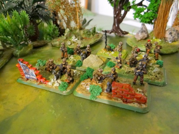 Une section de mitrailleuses