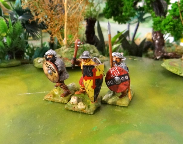 2 lanciers lourds arabes et le dernier médiéval de la boite North Star.