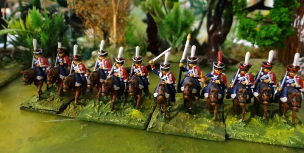 Les hussards d'Isioum aux dolmans rouges en 1805