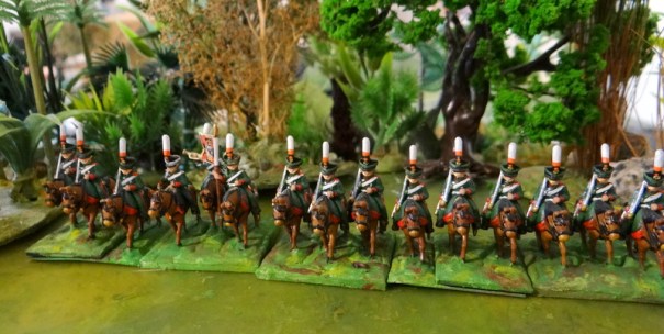 Les chasseurs de Livolie (distinctives rouges)