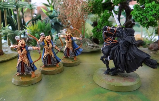 Figs "seigneurs des anneaux" en métal