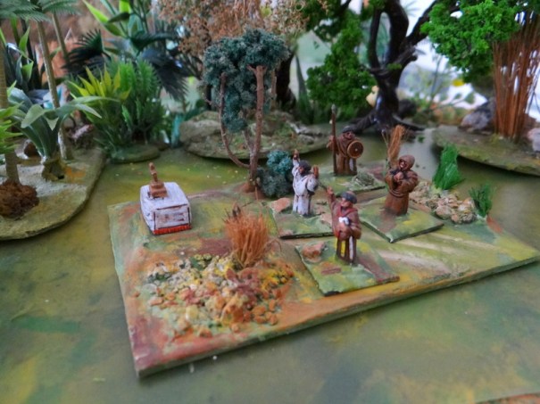 Les moines croisés "se dotent" d'un autel de campagne !