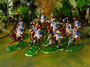 Les hussards anglais. 