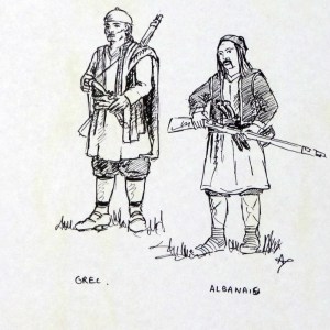 Encore deux dessins originaux signés A Touller - Les auxiliaires ottomans.