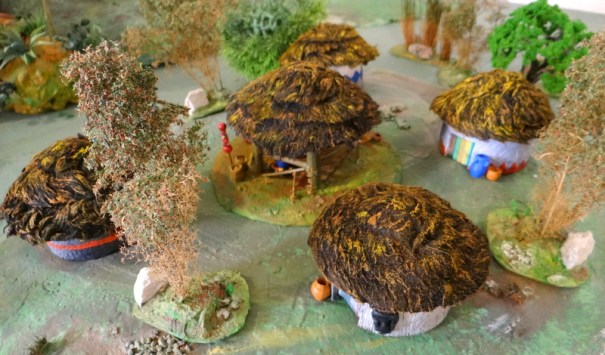 Le village fortement inspiré des modèles proposés par la règle.