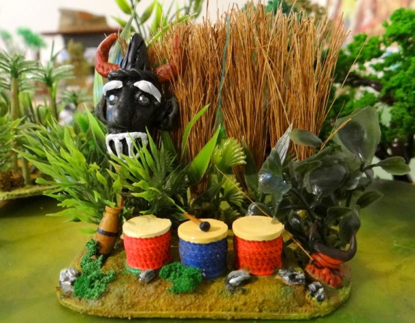 Voila ma version de "découverte de tamtams" dans la jungle toujours pour Congo.