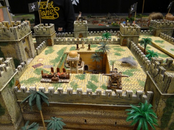 Vue intérieure de la forteresse 