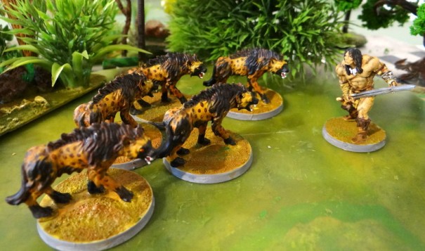 Les hyènes et Conan (visage à reprendre)