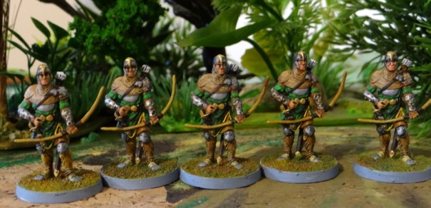 Des archers. Ils n'ont rien de fantastique et pourraient figurer dans une armée médiévale sans dénoter.