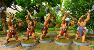 Quelques pictes avec de gros marteaux. Là on est vraiment dans le monde de Conan.