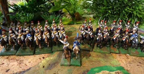 Defrance J. Marie à la tête de la brigade des carabiniers en 1811. 2 régiments cuirassés depuis 1809